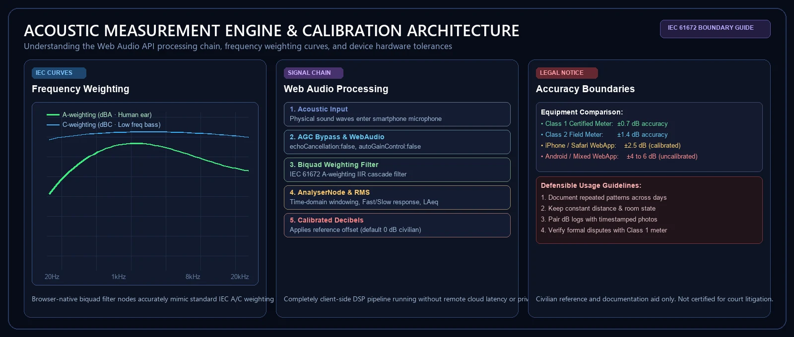 Acoustic Measurement Engine & Microphone Calibration Architecture